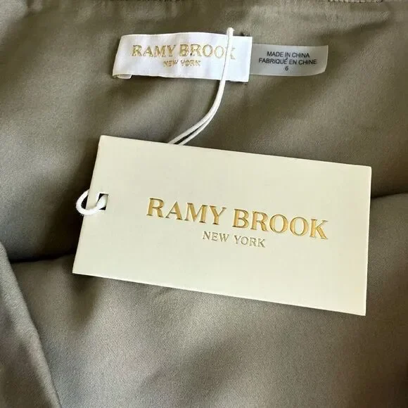 Ramy Brook Irina Flirty pleated Flounce Short Skirt